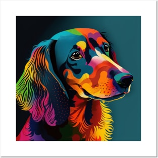 Pop Art Dachshund Dog Posters and Art